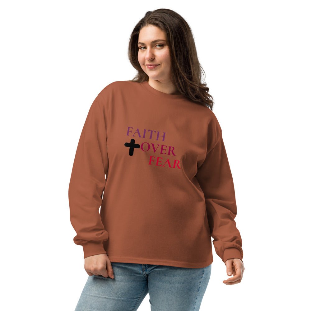 FAITH OVER FEAR Premium Shirt - Feel Good Clothing CompanyFaith Over FearFAITH OVER FEAR Premium ShirtFeel Good Clothing Company