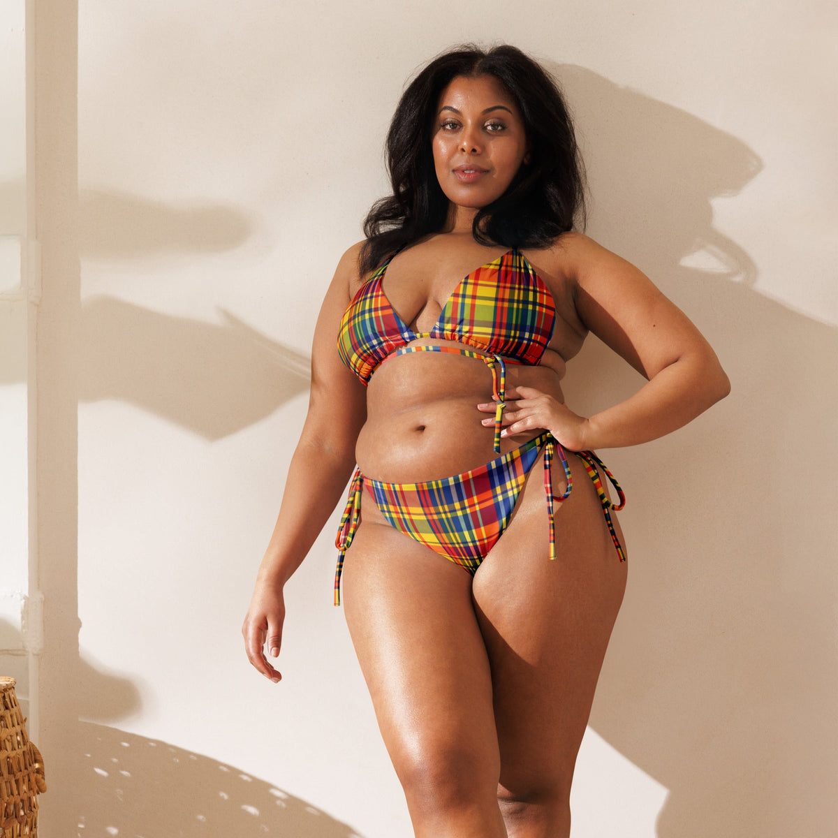 SPIRIT OF VI Madras Eco Friendly String Bikini - Feel Good Clothing CompanySPIRIT OF VI Madras Eco Friendly String BikiniSPIRIT OF VI Madras Eco Friendly String BikiniFeel Good Clothing Company