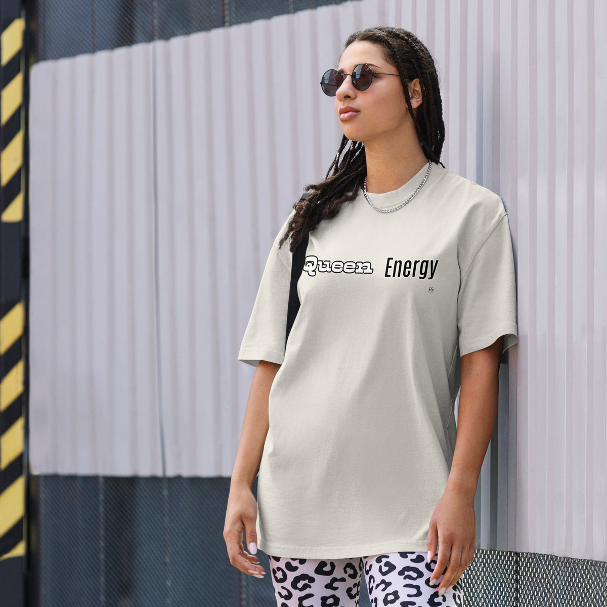 QUEEN ENERGY Over sized faded Tee - Feel Good Clothing CompanyQUEEN ENERGY Over sized faded TeeQUEEN ENERGY Over sized faded TeeFeel Good Clothing Company