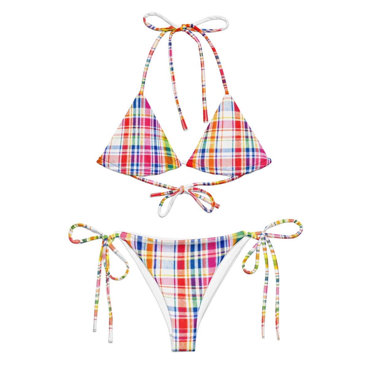 SPIRIT OF VI Madras Eco Friendly String Bikini - Feel Good Clothing CompanySPIRIT OF VI Madras Eco Friendly String BikiniSPIRIT OF VI Madras Eco Friendly String BikiniFeel Good Clothing Company