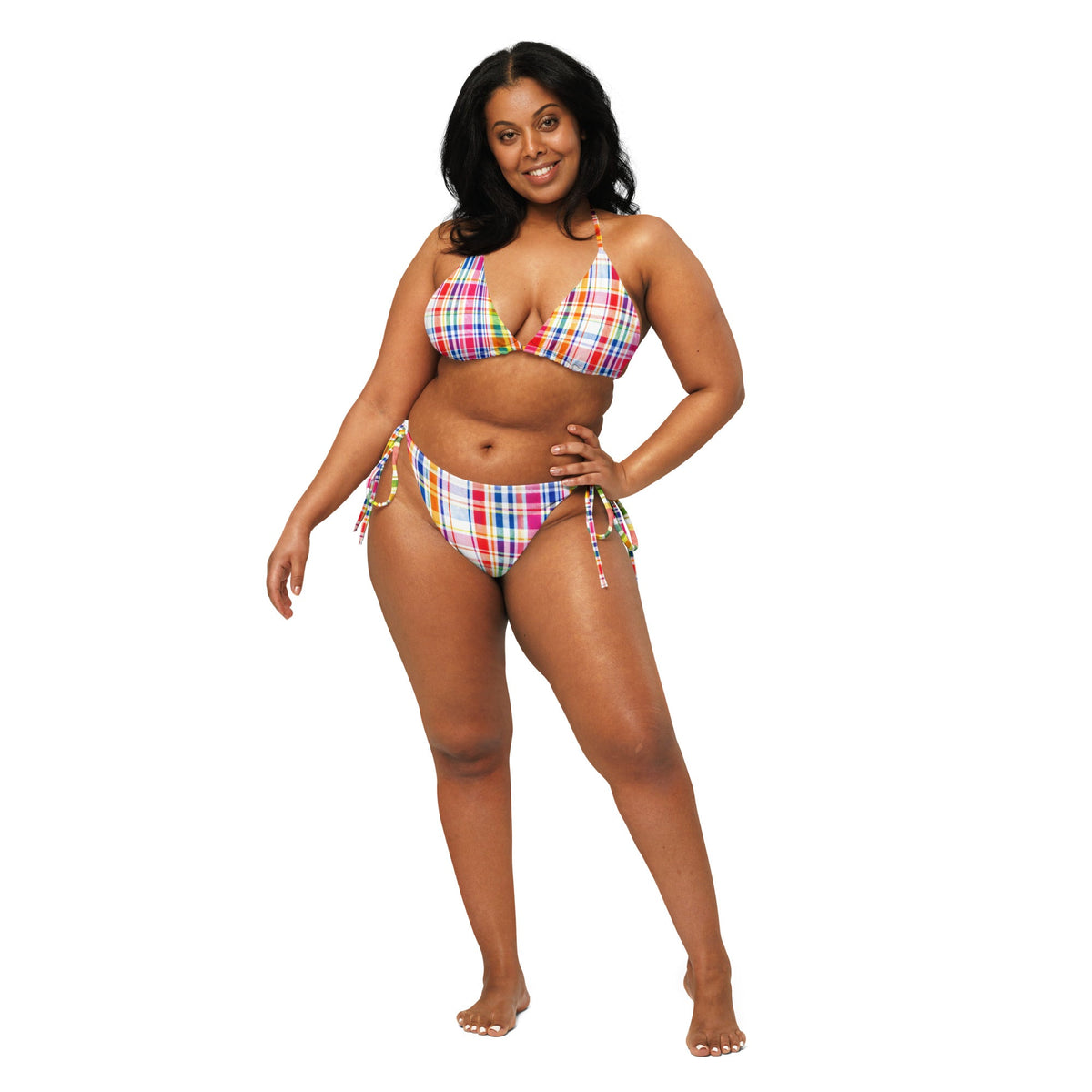 SPIRIT OF VI Madras Eco Friendly String Bikini - Feel Good Clothing CompanySPIRIT OF VI Madras Eco Friendly String BikiniSPIRIT OF VI Madras Eco Friendly String BikiniFeel Good Clothing Company